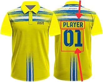 Custom jerseyCricket t-Shirt Breathable Cricket Jersey Printed | 2 Year to 5XL
