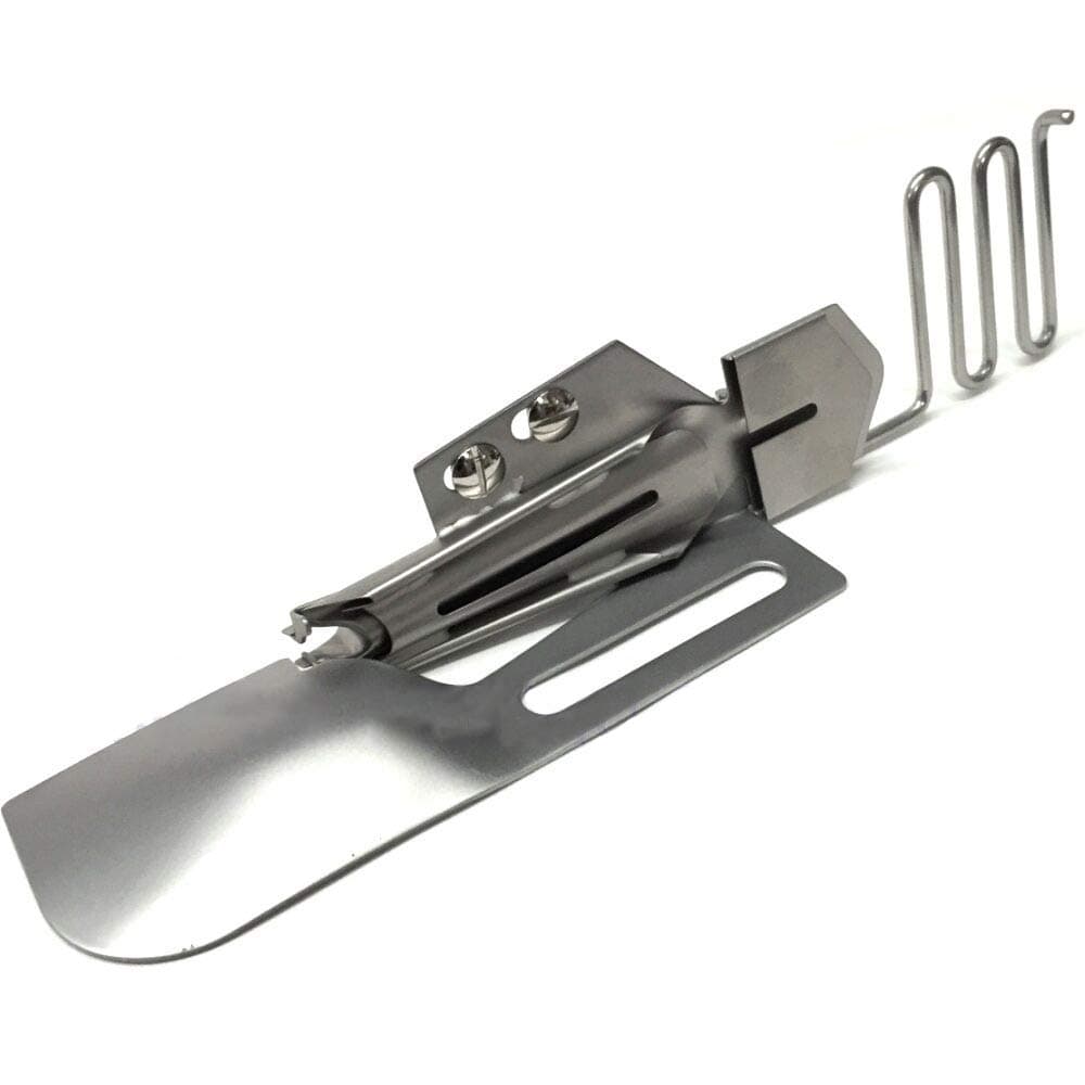 Cover Stitch Double Fold Edge Binder Attachment Folder - Fits Janome CoverPro (Size: 1-1/4")