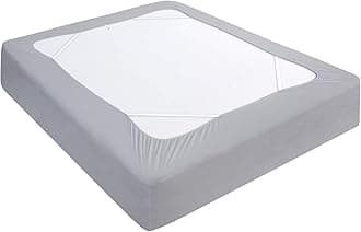 Box Spring Cover Twin Size, Elastic Fabric Wrap Around 4 Sides Bed Skirt, Sleek Alternative for Bed Skirts for Hotel/Home, Fits Box Springs up to 13”