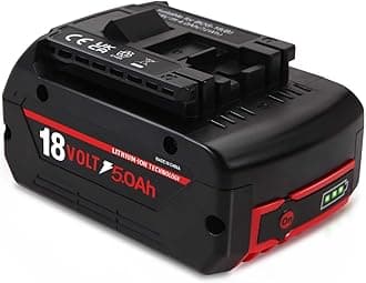 BAT609 5.0Ah Replacement for Bosch 18V Battery GBA Compatible with BAT619G BAT619 BAT609G BAT618 BAT618G BAT610G Cordless Tool Battery Packs Lithium-Ion Rechargeable Battery