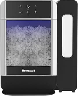 Honeywell Nugget Ice Maker Chewable Ice 38 lbs Per Day, One Click Operation, Large Ice Storage, 1 Gallon Water Tank