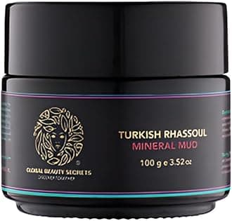 Turkish Rhassoul Mineral Mud for Healthy Skin and Hair | Enriched with Tea-Tree and Rosemary Oil - 100g (Pack of 1)