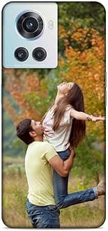 Expromium Polycarbonate Customised Mobile Back Case for Oneplus 10R 5G (Own Photo with Frame, Name, Text, Font, Color), 3D Printed Hard Mobile Back Cover for Oneplus 10R 5G, Multicolor