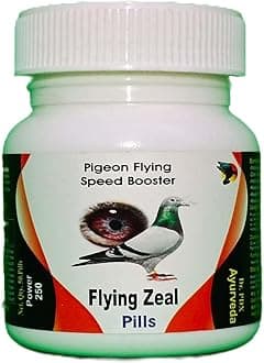 Pigeon Flying Racing Speed Increase Ayuveda Formula - Flying Zeal Pills (FZS 500-Power_100-Pills)