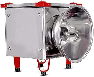 Subaa Handcrafted Movable Coconut Scraper | Grater | Chopper | Peeler | Thengathuruvi |Stainless Steel Blade Chirava for Kitchen -Perfect for Every House (Yellow) 500g (Electric Type)