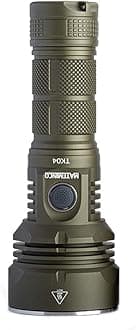 TK04 Tactical Flashlight, 7800 Lumens 639 Meters 4pcs Luminus SST40 High Lumen Powerful Long Throw LED Flashlight for Camping, Hunting (Green, SST40 6500K)