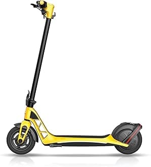 Bugatti - Electric Scooter - with LED Lights, Rear Brakes and Suspension, Turn Signal Support on Front & Back
