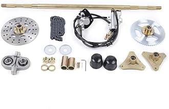 29inch/740mm Rear Live Axle Kit, with Brake Assembly & Chain Replacement for Drift Trike Go Kart 50cc 70cc 90cc atv quads 29 inch/740mm