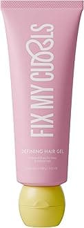 Fix My Curls, Curl Defining Hair Gel | Sunflower Oil & Keratin | For Curly, Wavy Hair| Strong Hold Curl Sculpting Gel|Anti-Frizz, Silicone Free| 100gm