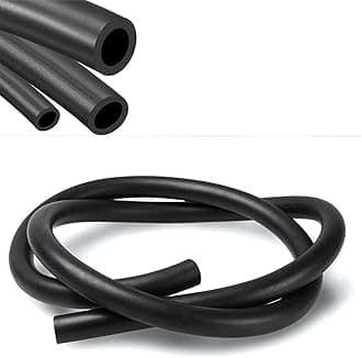 Universal Fuel Pipe LINE Rubber Reinforced for Fuel Hose Engine UNLEADED Petrol Diesel Oil (7.5MM X 12.5MM, 7 Meter)