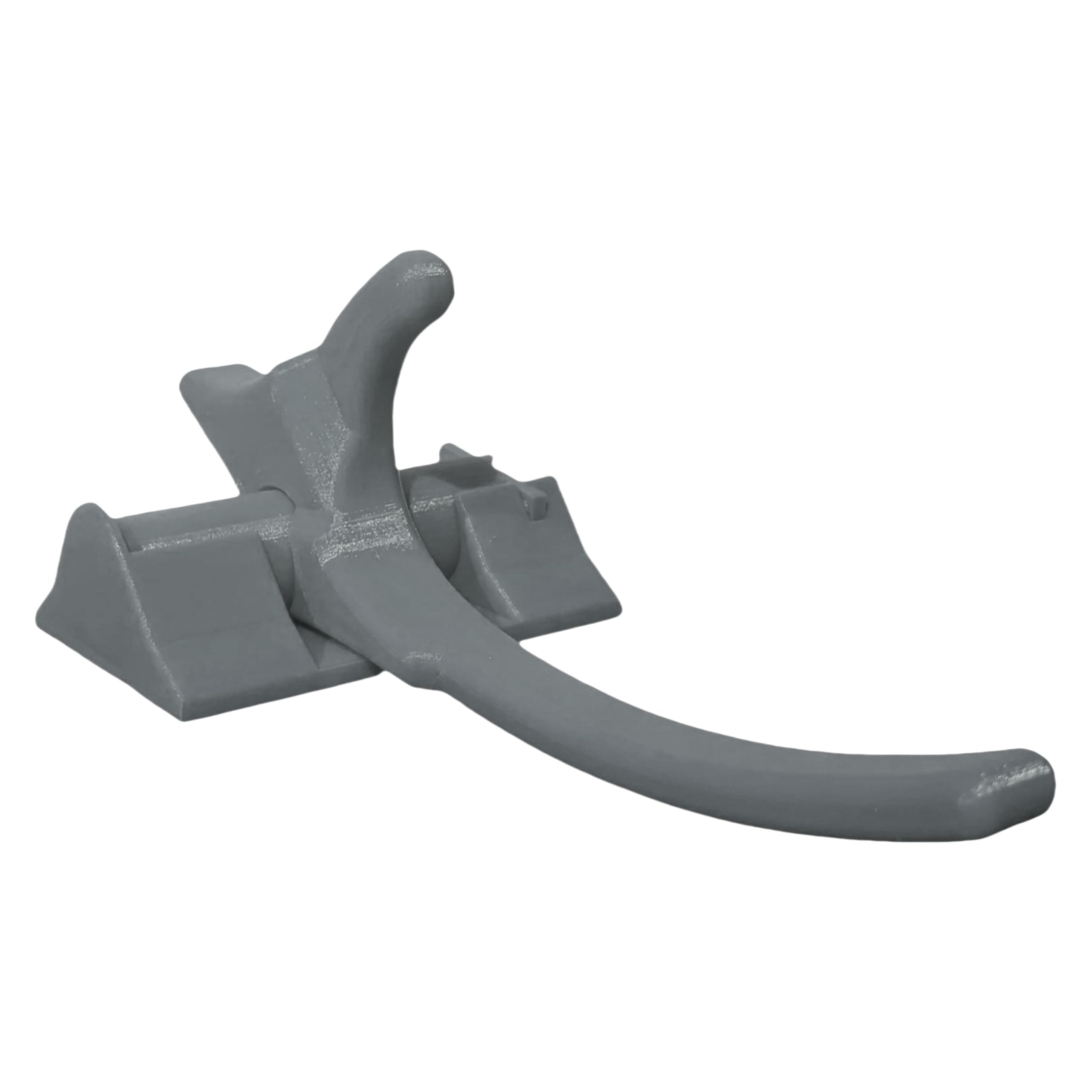 Deep Hip Flexor & Psoas Release Tool | Sciatica, Back & Posture Relief | Trigger Point Massage Hook | Myofascial Release (Gray)