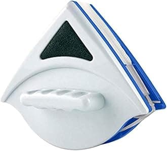 Magnetic Window Cleaner Double Side Glass Wiper Adjustable Magnetic Glider Washing Brush Tools Glass Washing Cleaning Tool Brush 3-8mm Thickness Suit Glazed Windows with 3-8mm Thickness