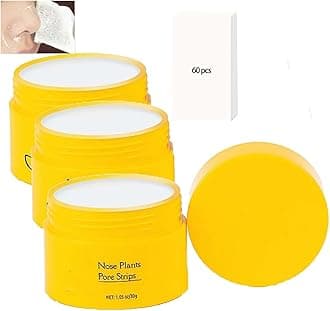 Luelle Pore Strips, Luelle - Luelle Deep Cleansing Pore Strips, Luelle Blackhead Remover with 60 PCS Strips, Luelle Nose Plants Pore Strips, Blackhead Remover Peel off Mask for All Skin (3PC)