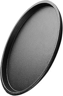 YYJINGYOU Skillet with Cast Iron Round Home Restaurant Rotisserie (12 inch)