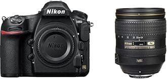 Nikon D850 Digital Camera - 45.7 MP, Body Only, Black & 24-120mm f/4G ED VR AF-S NIKKOR Lens