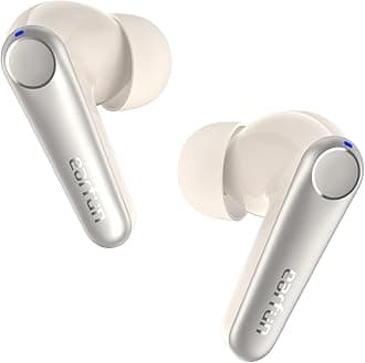 Air Pro 3 Noise Cancelling Wireless Earbuds, Qualcomm® aptX™ Adaptive Sound, 6 Mics CVC 8.0 ENC, Bluetooth 5.3 Earbuds, Multipoint Connection, 45H Playtime, App Customize EQ, Oat White