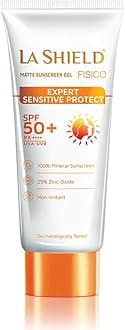 Fisico SPF 50+ & PA+++ Mineral Based Sunscreen Gel | Lightweight | Transparent | Water Resistant, 50 Grams