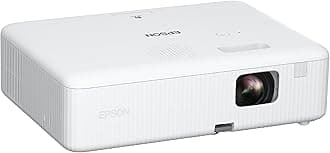 Epson EpiqVision Flex CO-W01 Portable Projector 3-Chip 3LCD, Widescreen, 3000 Lumens Color/White Brightness, 5 W Speaker, 300-Inch Home Entertainment and Work, Streaming Ready