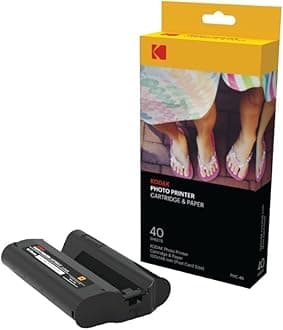 Kodak Dock Wi-fi PhC Refill Photo Printer Cartridge and Photo Paper - Pack of 40