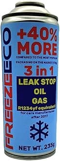 GAS REPLACEMENT + OIL + SEAL GOAL 3-in-1 with increased capacity - TYPE A (11.5 mm) - 235 g mesh - for cars manufactured after 2016 - wide compatibility