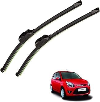Auto Hub Car Wiper Blade Compatible with Ford Figo, Windshield Car Wiper Blades Figo - Set of 2 Pcs (D-22,P-16)