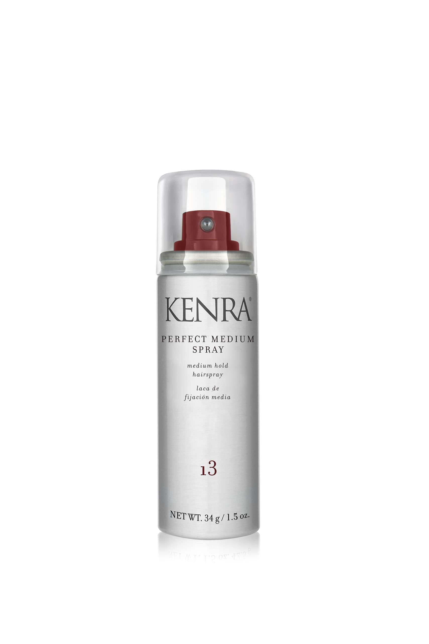 Kenra Professional Perfect Medium Spray 13 80% | Provides Styling Control Without Stiffness | Medium Hold | Fast-Drying Formulation | High Shine Finish | All Hair Types | Travel 1.5 oz