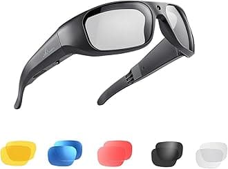 OhO Smart Camera Sunlasses, Full HD 1080P Polarized Sunglasses with 128GB Built-in Memory for Outdoor Sport, Men/Women