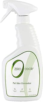 Zero Odor Pet Odor Eliminator - Air Cleaner, Purifier & Deodorizer - More Than an Air Freshener - Actually Eliminates Odors at a Molecular Level - Trigger Spray (16 ounces)