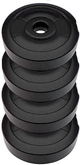 DREAM FIT Set of 4 2Kg PVC Weight Plates for home gym - Spare Weights for dumbbells, barbells and other exercises - 8Kg (2Kg x 4)