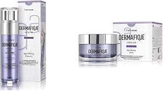 Dermafique Age Defying Face Serum for All Skin Types, Dermatologist Tested, Anti-ageing Serum (50 g) and Night Cream for All Skin Types, Dermatologist Tested