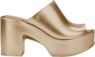 Melissa Mule Heel Collection - Fashion Sandal for Women - Iridescent Comfortable Mule Style - High-Shine Upper with Bubblegum Scent - Chic and Sophisticated