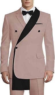 SHUZHXLZANGY Mens Tuxedo Suit Set 2 Piece Wedding Tuxedo for Men Prom Dinner Party