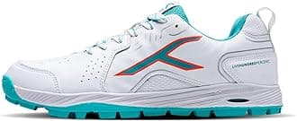 HUNDREDPitch Force Cricket Shoes | Terraspike Studs | Embedded Support Plate for Stability | Lightweight & Durable | Ideal for Turf, Ground & Hard Surface