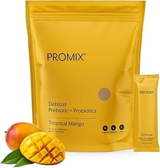 Debloat Prebiotics and Probiotics Immune Support Supplement for Digestion, Cortisol Health, Gut Cleanse - Mango - 30 Servings (Pack of 30)