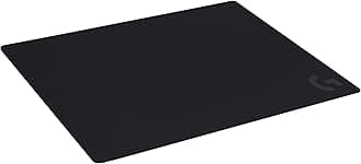 Logitech G640 Large Cloth Gaming Mouse Pad, Optimized for Gaming Sensors, Moderate Surface Friction, Non-Slip Mouse Mat - Black