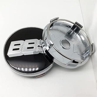 Set of 4 Car Hub Centre Caps for BBS 56mm ABS Aluminum Wheel Center Caps ABS Plastic Snap-On Fit Car Wheel Rim Caps,H