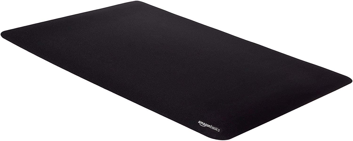Large Extended Computer Rectangular Mouse Pad, 16.7 x 35.7 inch, Black