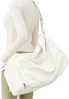 Small Gym Bag with Shoe Compartment, Workout Sport Duffle Bag for Women Travel, Waterproof Shoulder Overnight Bags Lightweight Carry on Tote Bags for Swim, Yoga, Dance