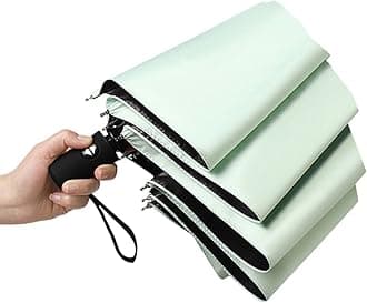 CloudiaAutomatic Windproof Travel Umbrella, Umbrella in Rain and Sun for Women and Men