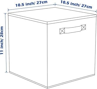 ShellKingdom Storage Bins, Foldable Fabric Storage Cubes And Cloth Storage Organizer Drawer For Closet And Toys Storage, 6 Pack (Rainbow)