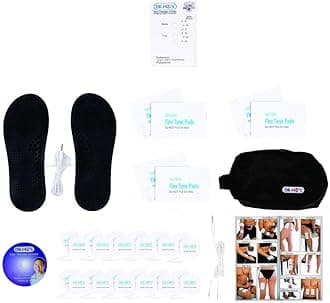 Pain Therapy System TENS Unit and EMS for Pain Relief and Full Body Pain Management - Deluxe Package (Includes 24 Small Gel Pads, 6 Large Pads, and More) and 2 Year Warranty
