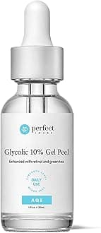 Glycolic 10% Anti-Aging Gel Peel (Daily Use) - Enhanced with Retinol & Green Tea Extract