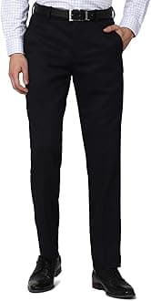 Peter EnglandMen's Slim Fit Mid Rise Pants