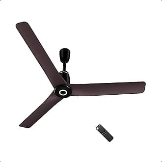 Aris Contour Smart 1200mm Voice Controlled BLDC Ceiling Fan with Remote |BEE 5 Star| Best-in-class Air Flow | Silent Operation| Designer Fan | Free Installation | 5 Year Warranty |Umber Brown