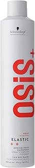 OSiS Elastic Hairspray Layerable Hairspray For Styling Brushable Finish Without Flaking Anti Humidity Heat Protection Medium Hold 500 ml