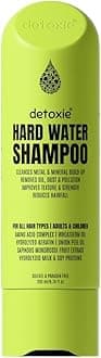 Detoxie Hard Water Shampoo 200 ml | Adults & Children | Cleanses Metal, Mineral & Pollution Build-up | Reduces Hairfall | All Hair Types | Amino Acid Complex, Wheatgerm Oil, Keratin & Soy Protein