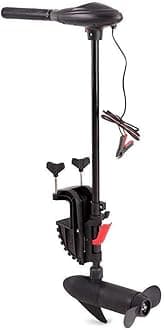 Intex Watersport's 12V Transom Mount Trolling Outboard Motor, Black, One Size