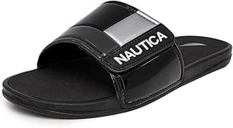 Men's Athletic Slide Sandal, Adjustable Straps, Comfort Slip-On