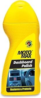 Motomax Dashboard Polish,100ml. Restore, shine dull dashboards. Protect from UV rays, cracking, fading & sun heat. Safe on tyre, rubber, plastic, vinyl parts