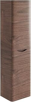 Eaton Redwood Tall Storage Cabinet Storage Unit Wall Mounted Bathroom Cupboard Left Hand